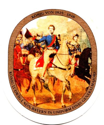 fürstenfeldbruck ffb-by könig ludwig I pferd 3a6a9a (oval215-könig von 1825 1848-u text kürzer)
